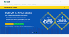 Desktop Screenshot of forex.com